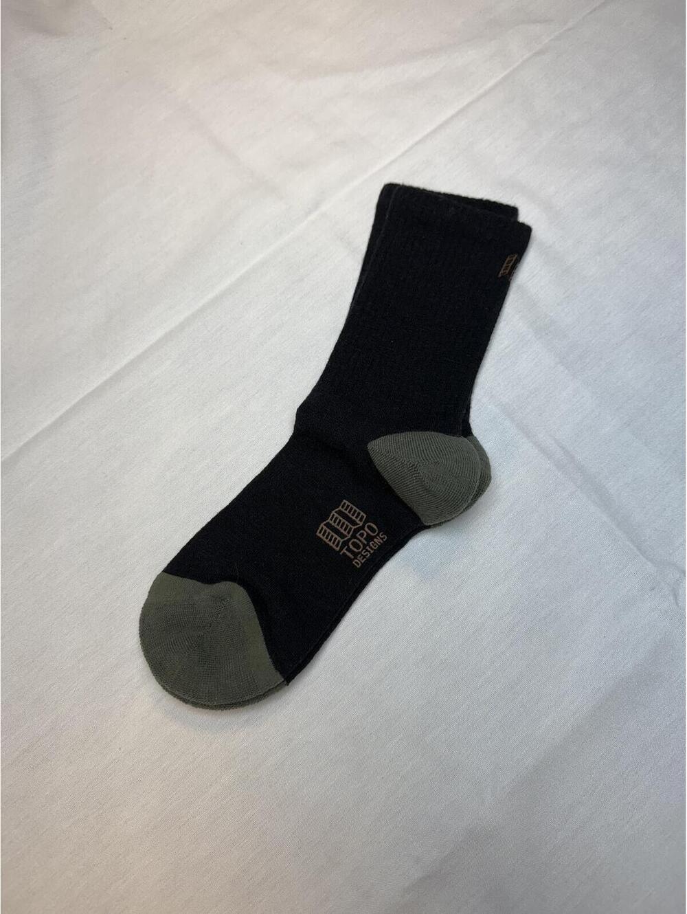 Topo Designs Sport Socks Mid Black